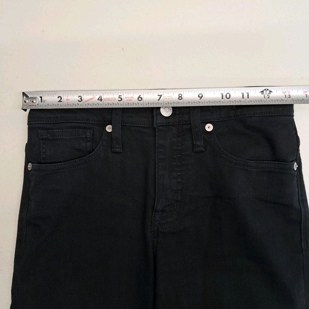 Madewell Jeans Women's 25 Black 9" High Rise Skinny Denim - Picture 7 of 9